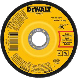 Dewalt DWA4511 Metalslibning hjul 4-1/2-tommer x 1/8-tommer x 7/8-tommer