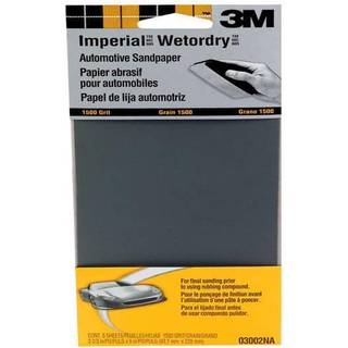 3m Wetordry Sandpapir 03002 1500 Grit 3 2/3 i x 9 i 5 ark pr. Pakke