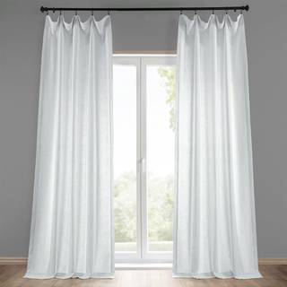 HPD Half Price Drapes Semi ren tung faux linnedgardiner til sovev?relseslysfiltreringsvindue Stue Gardiner 84 tommer lange (1 panel) FHLCH-VET131