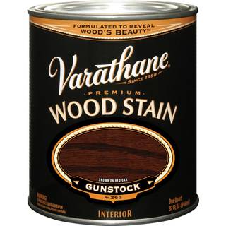 Varathane 1 Qt Rust-Oleum Brands 211728H Gunstock Varathane Oil-Based Interior Wood Stain