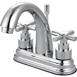 Kingston Brass KS8611EX 4 in. Centerset badev?relse vandhane poleret krom