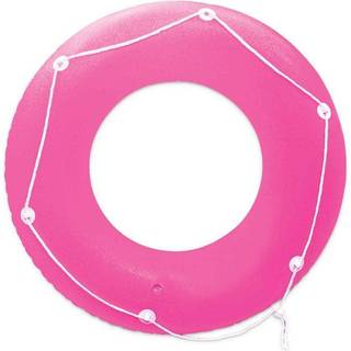 Poolmaster neon frost stor pool flyter inre rör rosa