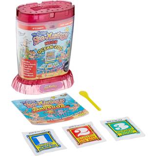 Sea -Monkeys Ocean Zoo Neon - Verdens eneste øjeblikkelige kæledyr - Assorterede farver - Alder 6 (pakke på 1)