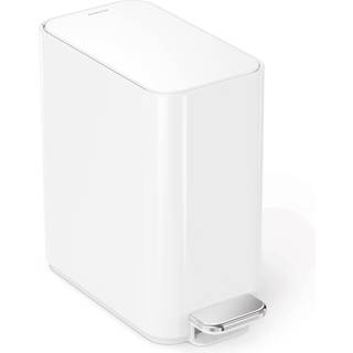 Simplehuman Smal pedalspand i Hvid 5 L