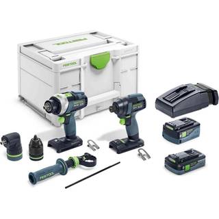 Festool Skrue- og boresæt TID 18 5,0/4,0-Set TPC 18/4