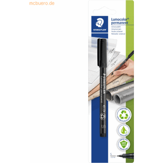 Staedtler Lumocolor Perm S 0.4 mm Sort 1/Bk