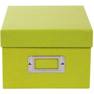 goldbuch Storage box Bella Vista with 8 registration cards green
