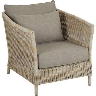 Brafab, Aster Lænestol Beige Polyrattan Inkl. Hynder Brafab