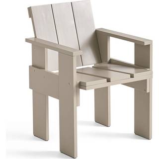 HAY - Crate Dining Chair / London Fog - Udendørs spisebordsstole - Gerrit Rietveld - Grå - Træ