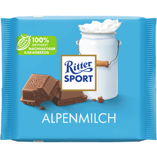 Ritter Sport Alpemælk 100 g.
