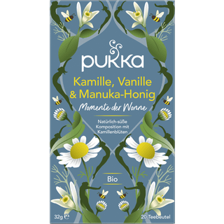 Pukka Chamomile, Vanilla & Manuka Honey te Ø - 20 breve