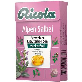 Ricola Alpe Salvie/uden sukker 50 g.