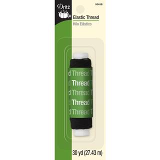 Dritz 9345b Elastisk sytr?d sort 30-yard