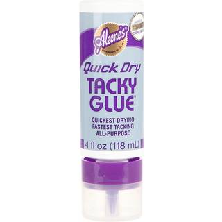 Aleene's Always Ready Quick Dry Tacky Glue - 118 ml, hurtigt hærdende, tørres klart og fleksibelt