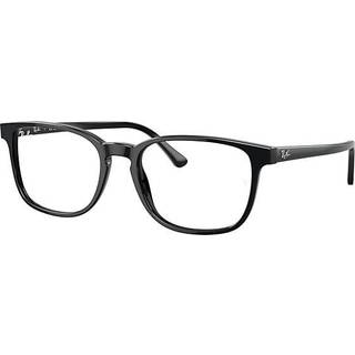 Ray - Ban Unisex RX5418 2000 Optiske stel Acetat Sort Transparent Pillow Normal