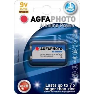 B1 1 stk AgfaPhoto batteri - Alkaline, 9V