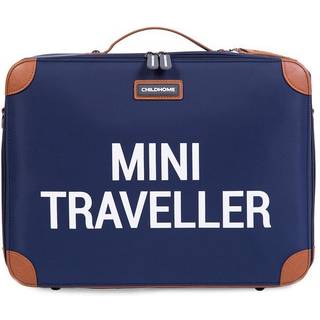 Childhome Mini Traveler Kuffert, Navy/White