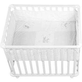 Roba Kravlegård med Hjul, Fox & Bunny White