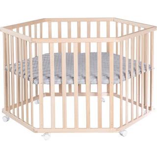 Roba Cosiplay Hexagon Kravlegård med Hjul, Wood