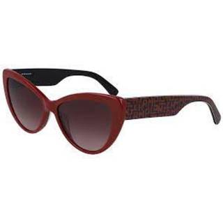 LONGCHAMP Kvinde LO663S 726 Solbriller Plast Rød Brun Cat Eye Normal Skygge