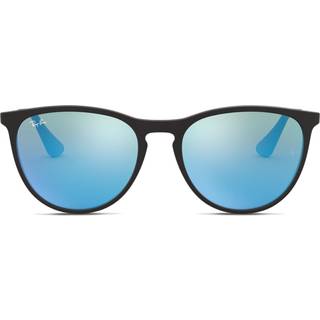 Ray-Ban Børn RJ9060SF Junior Erika Asian Fit 700555 52 Solbriller Børn Black - Black - 52mm