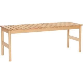 Hübsch Row bænk large Eg
