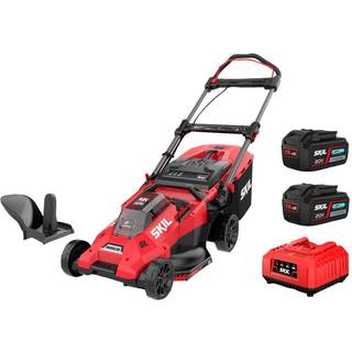 Akku plæneklipper Skil 0140 BA; 2x18 V; 2x4,0 Ah batt.