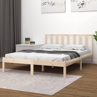 sengeramme 120x190 cm massivt fyrretræ