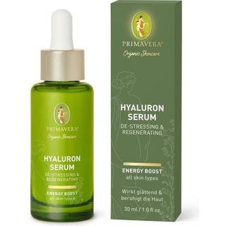 Primavera Ansigtspleje Energy Boost Hyaluron Serum De-Stressing & Regenerating 30 ml (13.567,00 kr / 1 l) - 30 ml
