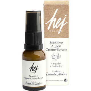 Hej Organic Ansigtspleje Øjenpleje Sensitive Augen Creme-Serum 15 ml (6.333,00 kr / 1 l) - 15 ml