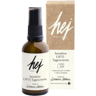 Hej Organic Ansigtspleje Fugtighedspleje Sensitive Tagescreme LSF 15 30 ml (1.969,00 kr / 1 l) - 30 ml