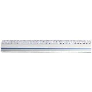 Skærelineal aluminium 30CM. varenr. 525430, 8stk