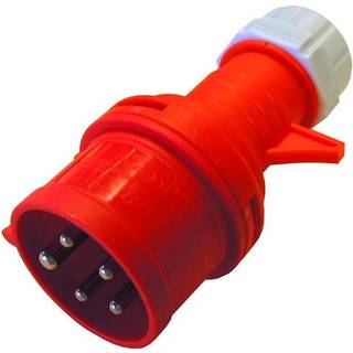 Cee stikprop fasevender 16/400v ip44 rød