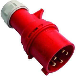 Cee stikprop 32a/415v ip44. rød