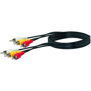 Schwaiger video / audio cable - composite video / audio - 1.5 m
