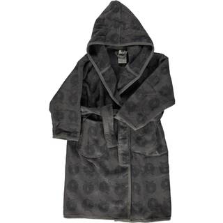 Småfolk Mønstret Badekåbe Med Æbler Wild Dove 3-4 Y  Grå  3-4 år  Unisex