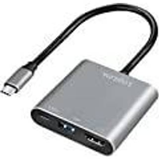 LogiLink USB-C til HDMI/USB-A/USB-C PD 4K/60hz