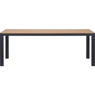 Noah havebord 205x90cm, Sort/teak