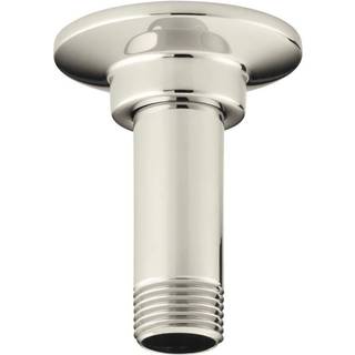 Kohler K-7396-SN 3 """" Lige loftsmonteret brusebad og flangpoleret nikkel