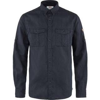 Fjällräven Övik Travel Shirt LS Men-dark navy-2XL