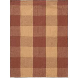 Ferm Living Hale viskestykke 50x70 cm Peach/Spice red