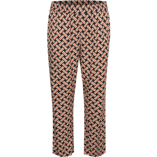 KCqing Pants Black Orange - Print Bukser