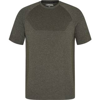 ENGEL X-treme sømløs T-shirt Forest green Melange 9056-600 2XL/3XL