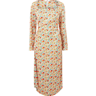 Object Collectors Item Jabin L/S Slim Dress K C24 Sandshell AOP 34