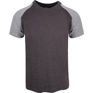 YOU Brands 1501 classic raglan / T-shirt Koks/Grå 3XL
