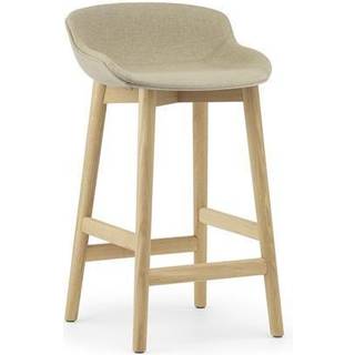 Normann Copenhagen Hyg Barstol 65 Cm / Egetræ - Barstole Ny Uld Sand - 604434