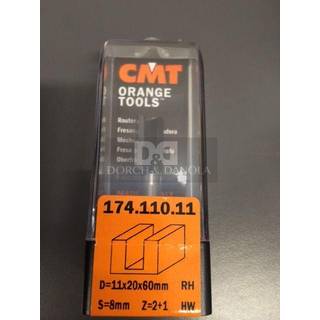 CMT Overfræsebor HM 11x20/60 K8  - 174.110.11