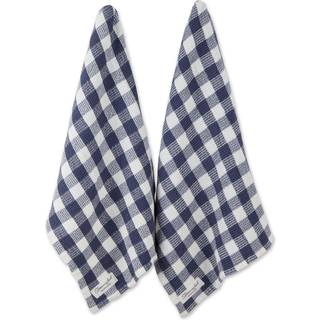 DII denim vasket vaffel Vittowle (Sæt på 2)