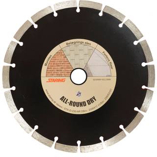 STARING all-round diamantklinge, Ø230 mm, tør
