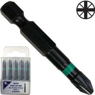 BATO 1/4" Bits Torsion S4 slag Pz2 x 50 mm 5stk (48607)